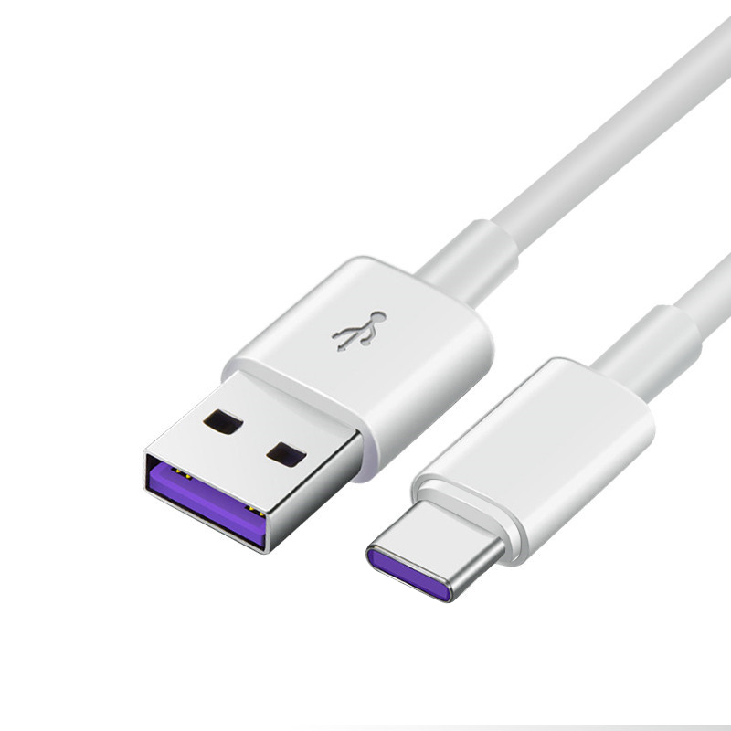 A036 Type-c 5A white super fast charging data cable5