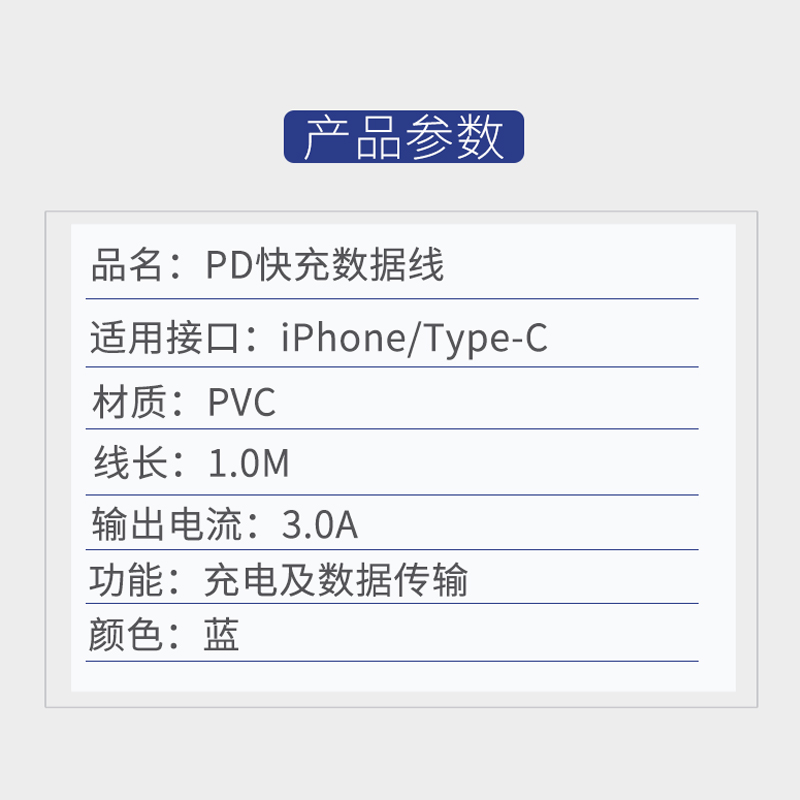 A022 PD Fast charge data cable5