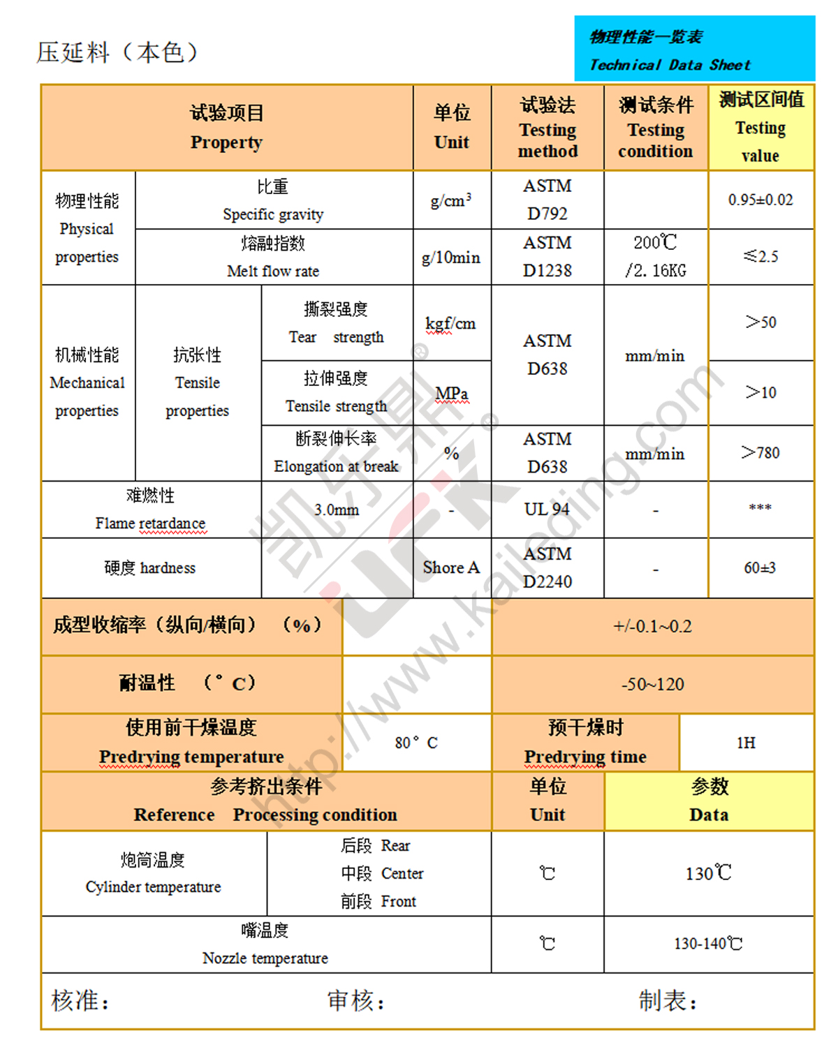 60A压延料 本色5